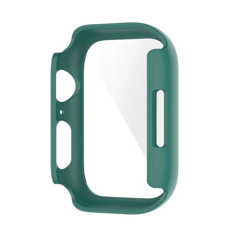 耐衝撃PC保護ケース 強化ガラスフィルム付き Apple Watch Series 9 / 8 / 7 45mm、Apple Watch Series 9 / 8 / 7 41mm対応