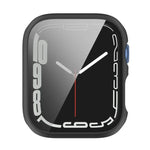 耐衝撃PC保護ケース 強化ガラスフィルム付き Apple Watch Series 9 / 8 / 7 45mm、Apple Watch Series 9 / 8 / 7 41mm対応