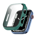 耐衝撃PC保護ケース 強化ガラスフィルム付き Apple Watch Series 9 / 8 / 7 45mm、Apple Watch Series 9 / 8 / 7 41mm対応