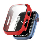 耐衝撃PC保護ケース 強化ガラスフィルム付き Apple Watch Series 9 / 8 / 7 45mm、Apple Watch Series 9 / 8 / 7 41mm対応