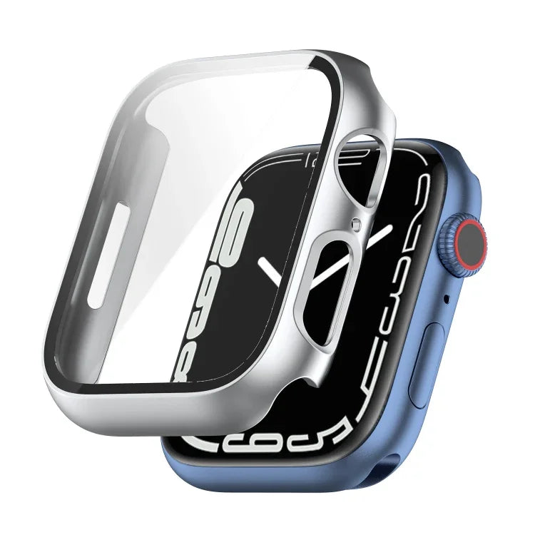 耐衝撃PC保護ケース 強化ガラスフィルム付き Apple Watch Series 9 / 8 / 7 45mm、Apple Watch Series 9 / 8 / 7 41mm対応
