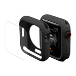 Apple Watch Series 7 41mm用 ENKAY Hat-Prince 保護TPUウォッチケース + フルカバレッジPETスクリーンプロテクターフィルム