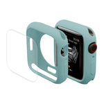 Apple Watch Series 7 45mm用 ENKAY Hat-Prince 保護TPUウォッチケース + フルカバレッジPETスクリーンプロテクターフィルム