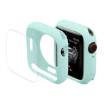Apple Watch Series 7 45mm用 ENKAY Hat-Prince 保護TPUウォッチケース + フルカバレッジPETスクリーンプロテクターフィルム
