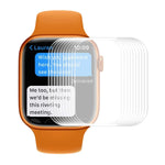ENKAY Hat-Prince 3D曲面エッジ フルカバレッジ 強化ガラス HDスクリーンプロテクター フィルム Apple Watch Series 9 / 8 / 7 41mm用、1枚、2枚、5枚、10枚
