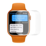 ENKAY Hat-Prince 3D曲面エッジ フルカバレッジ 強化ガラス HDスクリーンプロテクター フィルム Apple Watch Series 9 / 8 / 7 45mm用、1枚、2枚、5枚、10枚