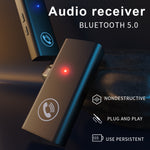 BT05 Bluetooth 5.0 レシーバー AUXオーディオアダプター 車用ハンズフリー
