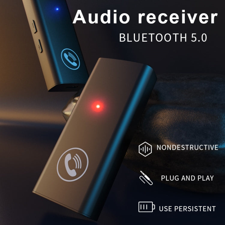 BT05 Bluetooth 5.0 レシーバー AUXオーディオアダプター 車用ハンズフリー