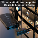 BT05 Bluetooth 5.0 レシーバー AUXオーディオアダプター 車用ハンズフリー