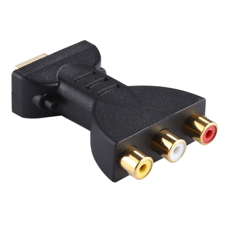 金メッキ HDMI オスから3 RGB RCA ビデオオーディオアダプター AV コンポーネントコンバーター DVD プロジェクター用、HDMI