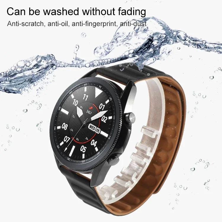 For Samsung Galaxy Live SM-R382 Silicone Magnetic Watch Band, For Samsung Galaxy Live SM-R382