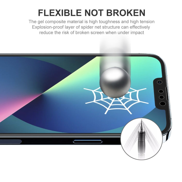 ENKAY フルグルー防爆ハイドロゲルフィルム iPhone 13 mini用