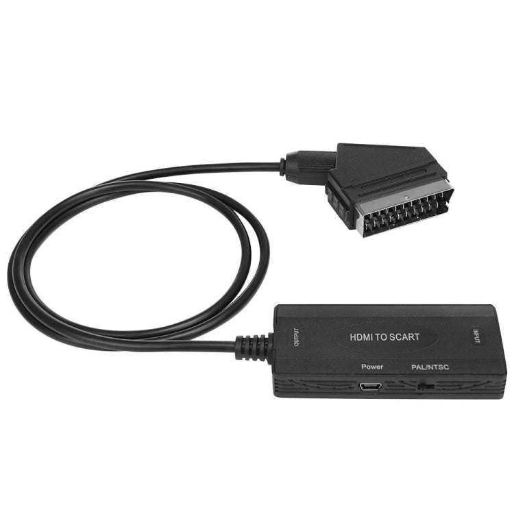 1080P HDMI から SCART オーディオビデオコンバーター、HDMI から SCART