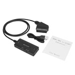 1080P HDMI から SCART オーディオビデオコンバーター、HDMI から SCART
