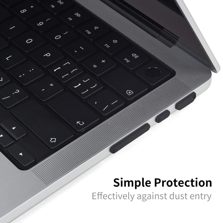 ENKAY Hat-Prince シリコン防塵プラグ MacBook Air 13.6 2022/2024 A2681 (M2) / A3113 (M3) 用