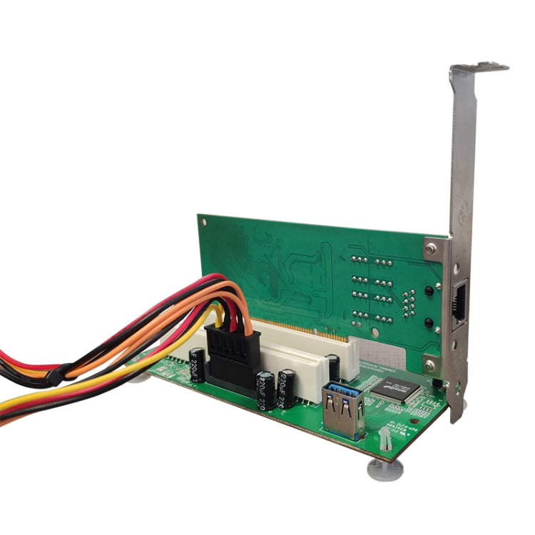 PCIe からデュアル PCI スロットアダプターカード USB 3.0 拡張カード