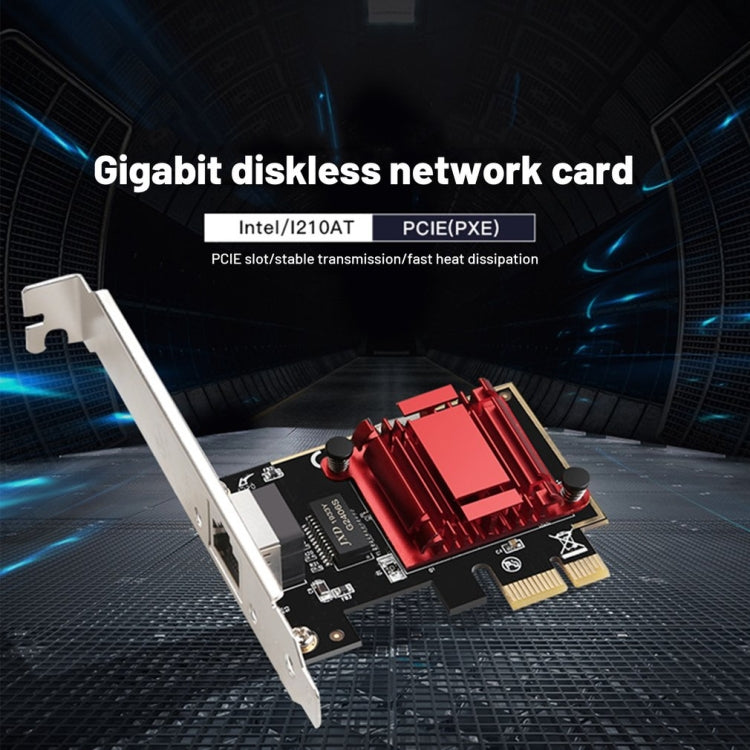 ギガビットディスクレス PCIe ネットワークカード 高速安定接続ネットワークアダプター