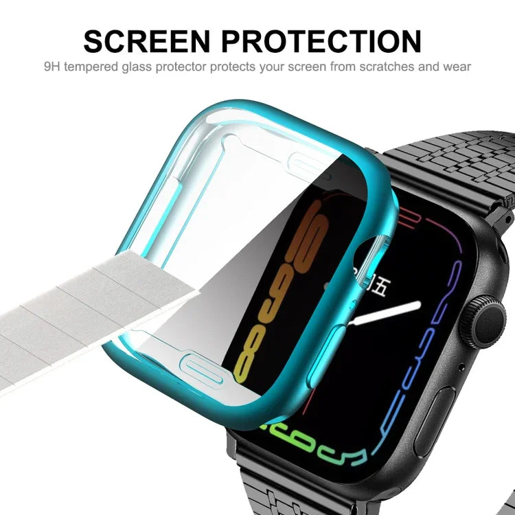 ENKAY Hat-Prince 電気めっきTPUケース、Apple Watch Series 9 / 8 / 7 41mm用、Apple Watch Series 9 / 8 / 7 45mm用