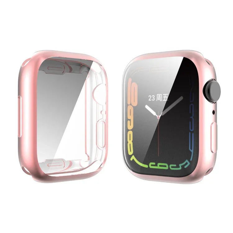 ENKAY Hat-Prince 電気めっきTPUケース、Apple Watch Series 9 / 8 / 7 41mm用、Apple Watch Series 9 / 8 / 7 45mm用