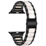 メタル＋レジン ウォッチバンド Apple Watchシリーズ用、7 41mm / 6&SE&5&4 40mm / 3&2&1 38mm、7 45mm / 6&SE&5&4 44mm / 3&2&1 42mm