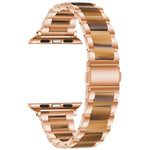 メタル＋レジン ウォッチバンド Apple Watchシリーズ用、7 41mm / 6&SE&5&4 40mm / 3&2&1 38mm、7 45mm / 6&SE&5&4 44mm / 3&2&1 42mm