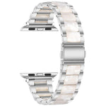 メタル＋レジン ウォッチバンド Apple Watchシリーズ用、7 41mm / 6&SE&5&4 40mm / 3&2&1 38mm、7 45mm / 6&SE&5&4 44mm / 3&2&1 42mm
