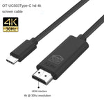OT-UC503 4K USB タイプC オスから HDMI オス画面ケーブル