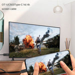 OT-UC503 4K USB タイプC オスから HDMI オス画面ケーブル