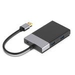 6 イン 1 USB 3.0 から USB3.0 x 2+CF カード+TF カード+SD カード+XQD カード HUB アダプター