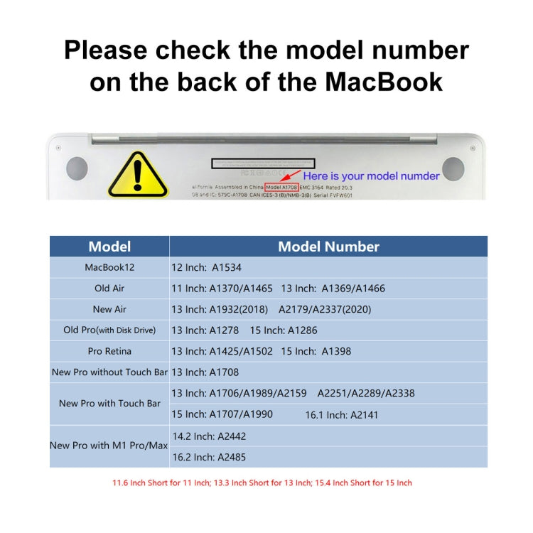 ENKAY Hat-Prince ストリーマーシリーズラップトップ保護クリスタルケース MacBook Pro 13.3インチ A1706 / A1708 / A1989 / A2159 用, MacBook Pro 13.3インチ A1706 / A1708 / A1989 / A2159 用