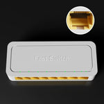 8ポート 100M RJ45 ミニスイッチ ホーム プラグアンドプレイ バイパス アンマネージドネットワークスプリッター 寝室用ネットワーク監視