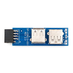 9ピン PC マザーボード から 2 x USB 2.0 メス コンバーター ドングル用、ワイヤレスマウス受信機