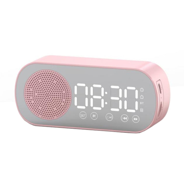 Z7 デジタル Bluetooth 5.0 スピーカー 多機能ミラーアラームクロック FMラジオ Z7（ブラック）、Z7（ホワイト）、Z7（ピンク）