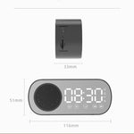 Z7 デジタル Bluetooth 5.0 スピーカー 多機能ミラーアラームクロック FMラジオ Z7（ブラック）、Z7（ホワイト）、Z7（ピンク）