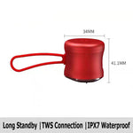 EWA A119 ポータブルワイヤレス Bluetooth IPX7 ミニ TWSスピーカー