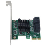PCI Express 4ポート PCI-E X1/X4/X8/X16 コンバーター PCIE から SATA 拡張アダプター