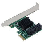 PCI Express 4ポート PCI-E X1/X4/X8/X16 コンバーター PCIE から SATA 拡張アダプター