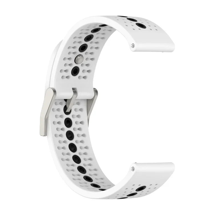 二色シリコン通気性ストラップ、Samsung Gear S2 Classic用、Samsung Galaxy Gear Sport用