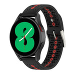 二色シリコン通気性ストラップ、Samsung Gear S2 Classic用、Samsung Galaxy Gear Sport用