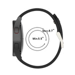 二色シリコン通気性ストラップ、Samsung Gear S2 Classic用、Samsung Galaxy Gear Sport用