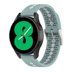 二色シリコン通気性ストラップ、Samsung Gear S2 Classic用、Samsung Galaxy Gear Sport用