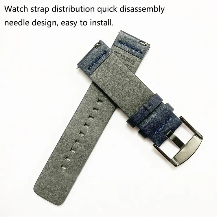 レザーウォッチストラップ、Samsung Galaxy Watch 4 44mm用、Samsung Galaxy Watch 4 40mm用、Samsung Galaxy Watch 4 Classic 46mm用、Samsung Galaxy Watch 4 Classic 42mm用、Samsung Galaxy Watch Active 2 40mm用、Samsung Galaxy Watch Active 2 44mm用