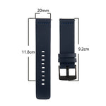 レザーウォッチストラップ、Samsung Galaxy Watch 4 44mm用、Samsung Galaxy Watch 4 40mm用、Samsung Galaxy Watch 4 Classic 46mm用、Samsung Galaxy Watch 4 Classic 42mm用、Samsung Galaxy Watch Active 2 40mm用、Samsung Galaxy Watch Active 2 44mm用