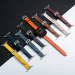 マイクロファイバー レザー ピンバックル ウォッチストラップ Apple Watchシリーズ用、7 41mm / 6&SE&5&4 40mm / 3&2&1 38mm、7 45mm / 6&SE&5&4 44mm / 3&2&1 42mm