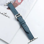 マイクロファイバー レザー ピンバックル ウォッチストラップ Apple Watchシリーズ用、7 41mm / 6&SE&5&4 40mm / 3&2&1 38mm、7 45mm / 6&SE&5&4 44mm / 3&2&1 42mm