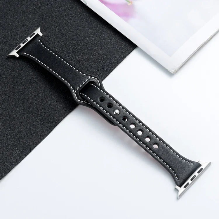 マイクロファイバー レザー ウォッチストラップ Apple Watchシリーズ用、7 41mm / 6&SE&5&4 40mm / 3&2&1 38mm、7 45mm / 6&SE&5&4 44mm / 3&2&1 42mm