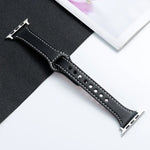 マイクロファイバー レザー ウォッチストラップ Apple Watchシリーズ用、7 41mm / 6&SE&5&4 40mm / 3&2&1 38mm、7 45mm / 6&SE&5&4 44mm / 3&2&1 42mm