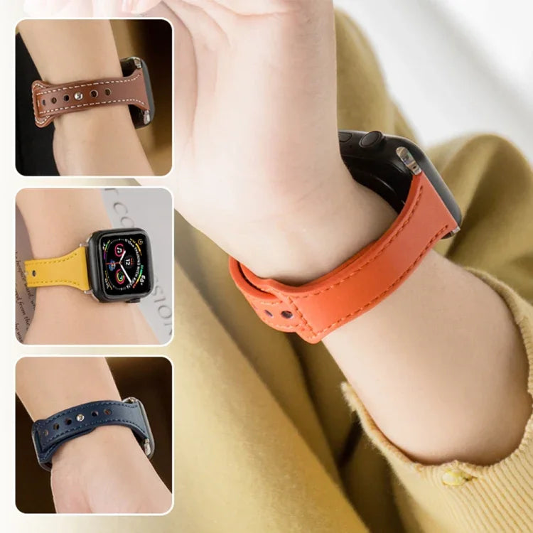 マイクロファイバー レザー ウォッチストラップ Apple Watchシリーズ用、7 41mm / 6&SE&5&4 40mm / 3&2&1 38mm、7 45mm / 6&SE&5&4 44mm / 3&2&1 42mm