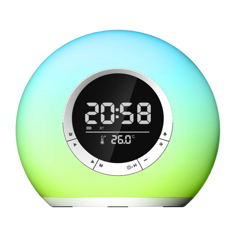 P11 LED アトモスフィアライト Bluetoothスピーカー アラーム＆温度表示付き、P11