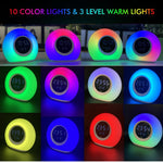 P11 LED アトモスフィアライト Bluetoothスピーカー アラーム＆温度表示付き、P11